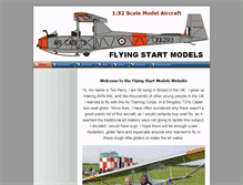 Tablet Screenshot of flyingstartmodels.com